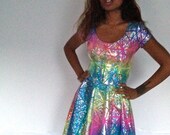 Galactic Warrior Skater Dress
