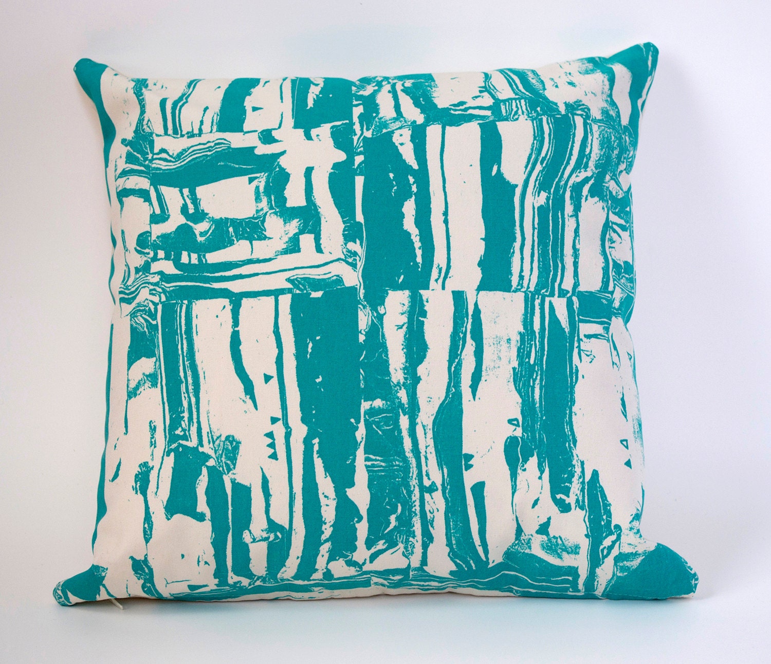 Clay Shapes Hand-Printed Pillow Cover