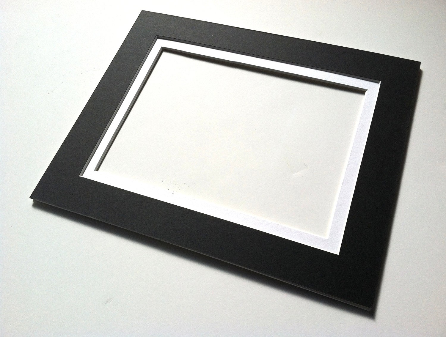 DOUBLE MAT for Framing - Fits in 8x10 frame for 6x8 prints