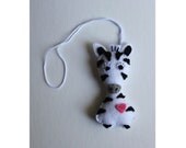 Felt ZEBRA - Banner Add On for letter Z
