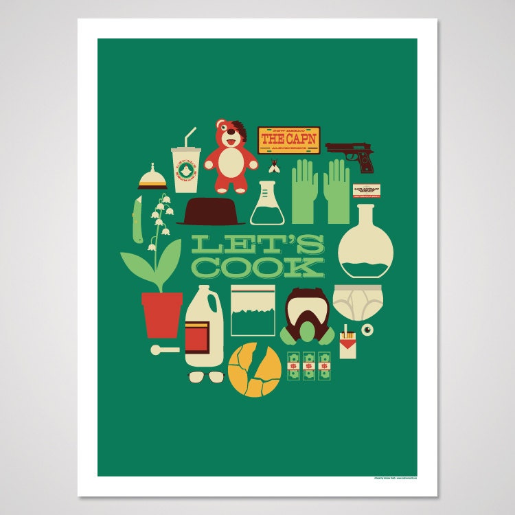 Let's Cook - 18x24 Art Print