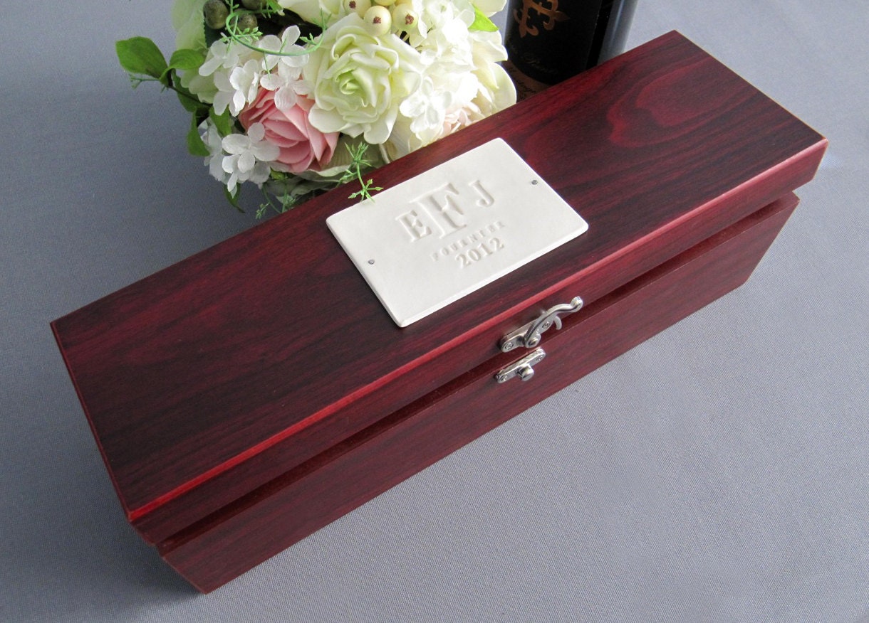 Personalized Wedding Gift - Wine Box With Tools