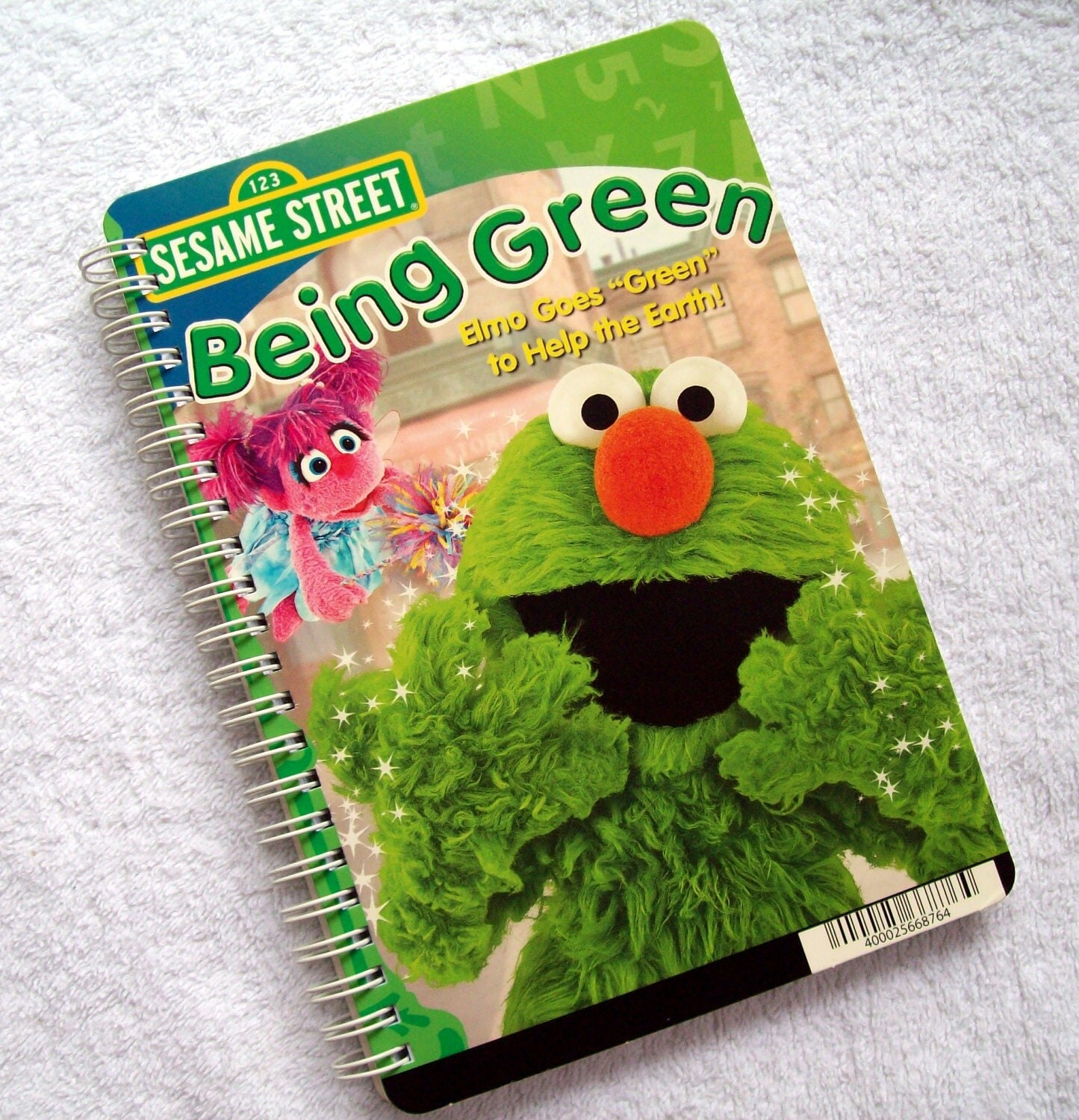 Sesame Street Elmo Being Green DVD Backer Card by writeaboutit