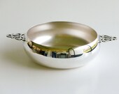 Double Handle Porringer Silverplate Bowl Sheffield Silver Made in USA