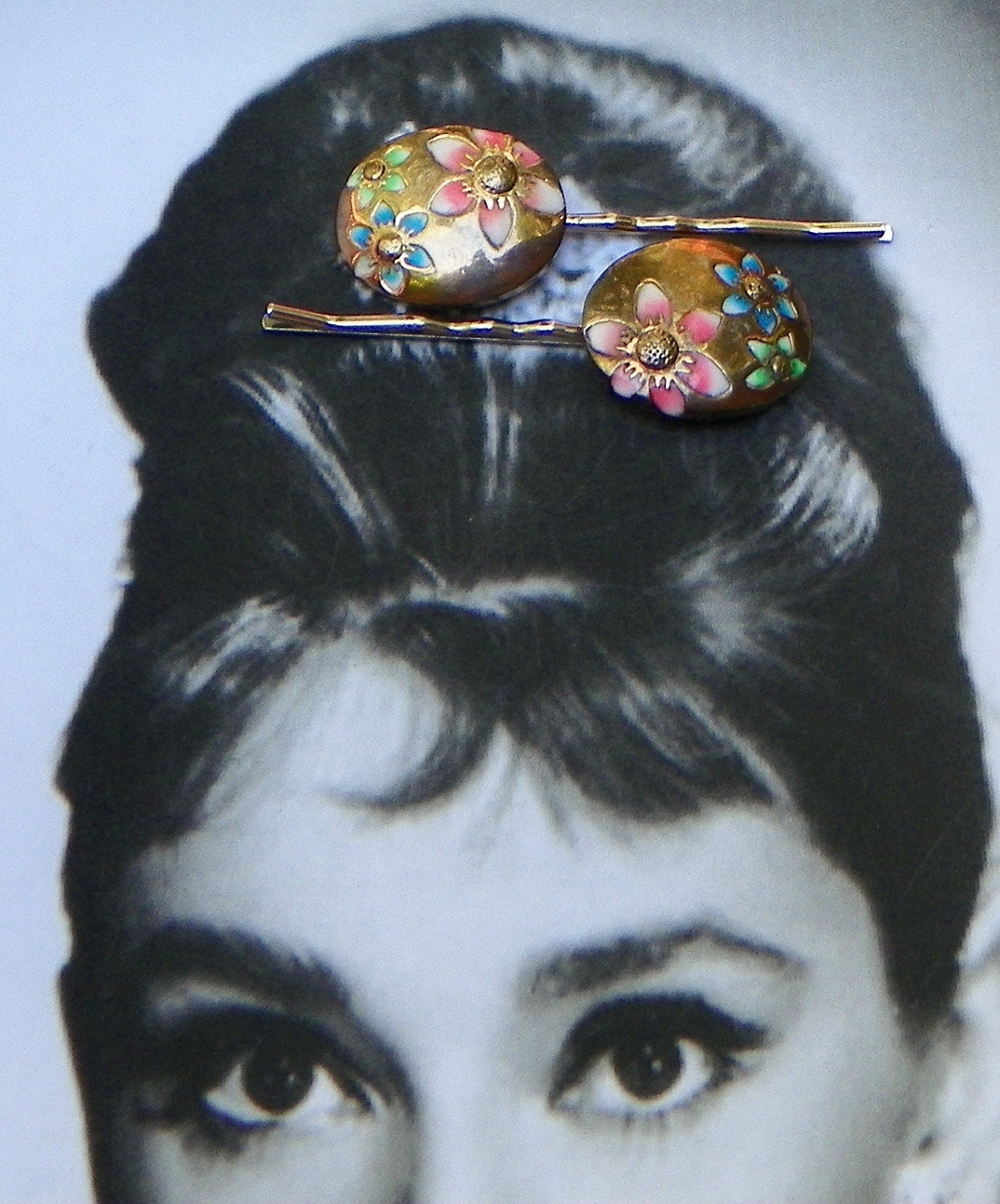 Decorative Spring Bridal Vintage Flower Bobby Pins