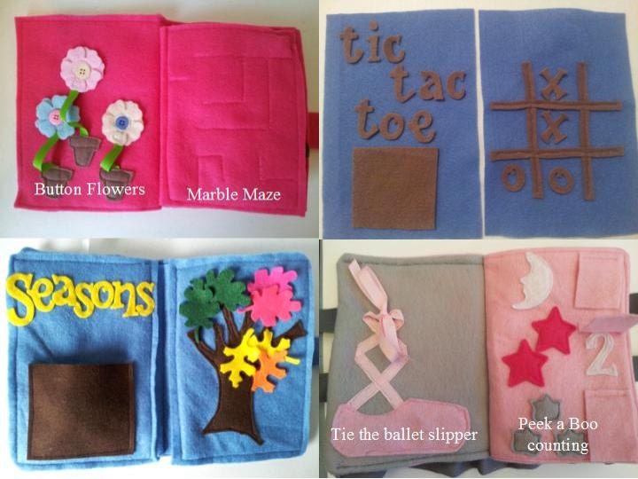 Customize Your Own Quiet Book with 10 activities