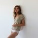 Glamorous top , Gold sequin blouse.