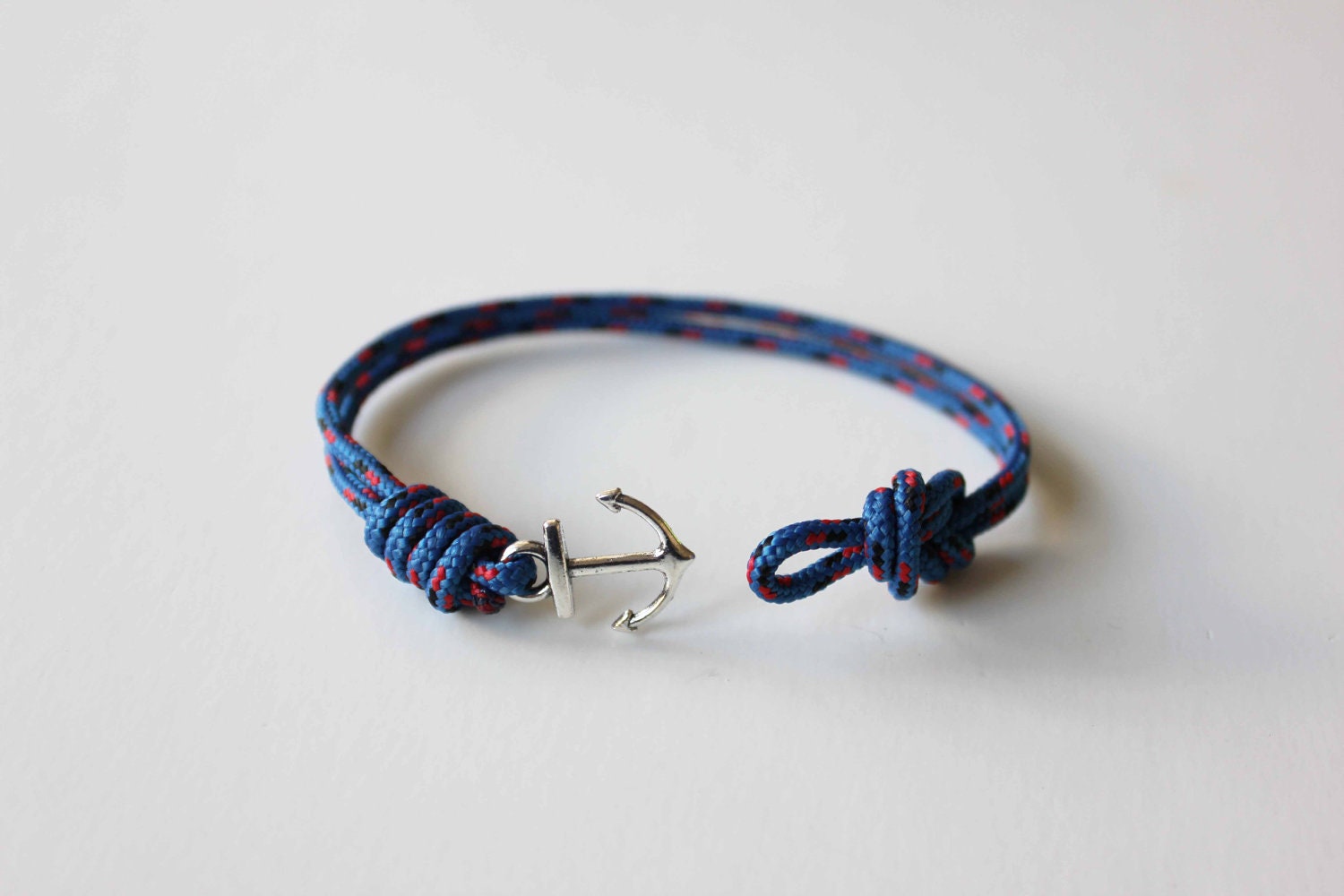 Knots N Anchor Bracelet - Blue