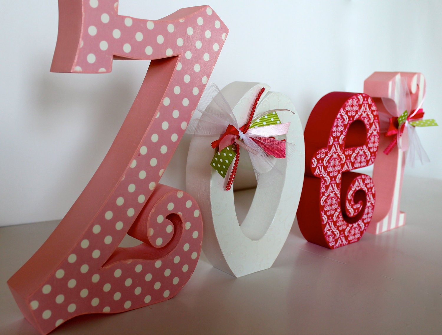 Large Name Blocks for Children's Room Decor