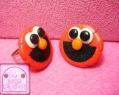 Elmo Adjustable Ring Polymer Clay