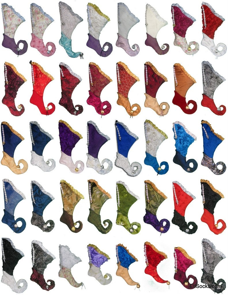 ElfSock Christmas Stockings are modular so you can easily mix and match any of the beautiful fabrics you see.