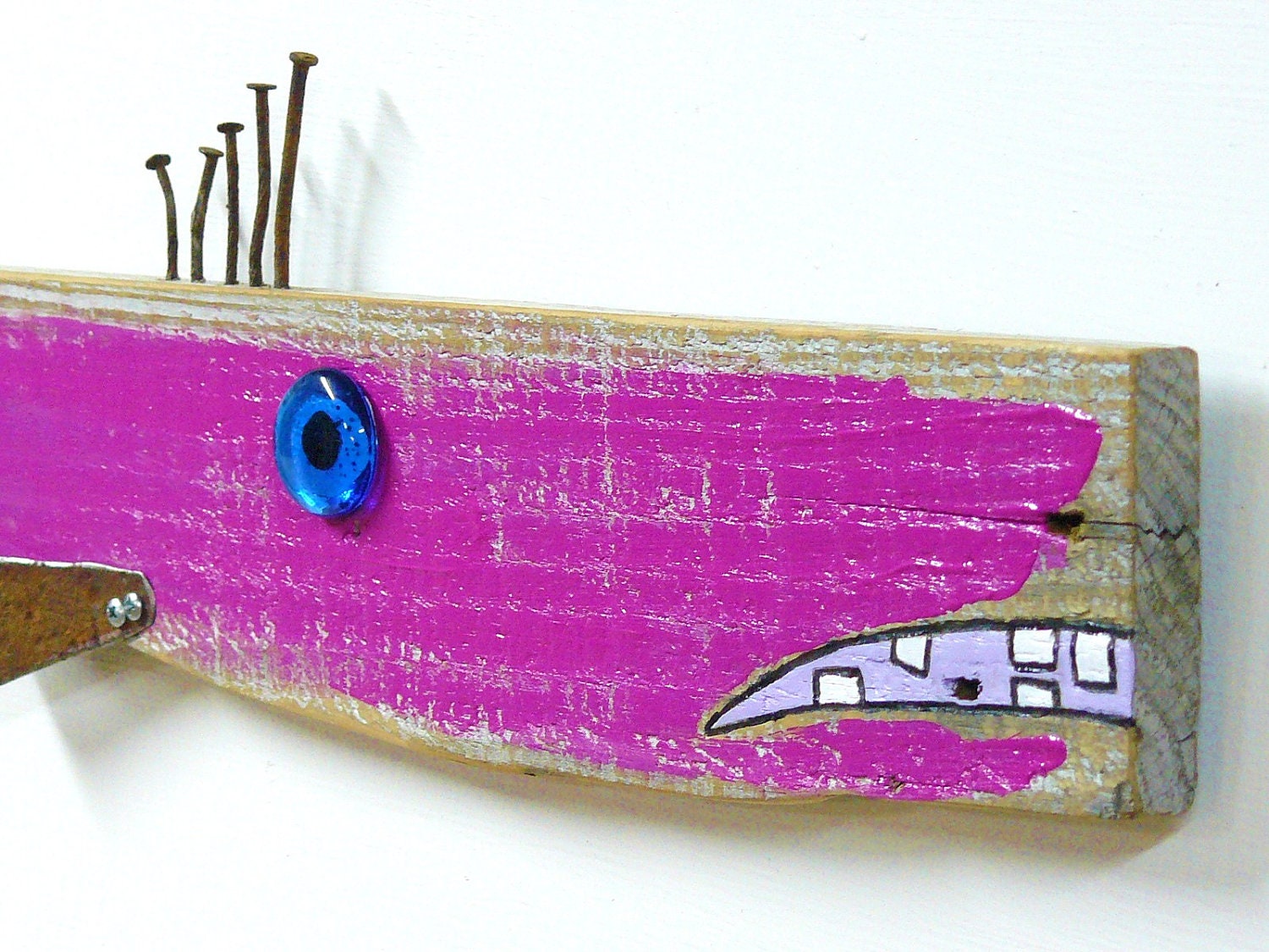 Driftwood original fish sculpture, Deadliest Catch 3
