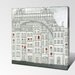 RESERVED item - SHINY PARIS - Original acrylic painting on canvas board - Ready to hang,Eiffel tower,Silver,Unique,Paris decor,red,white
