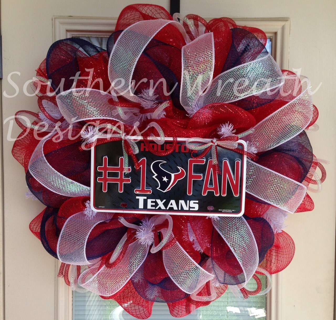 Houston Texans Door Wreath