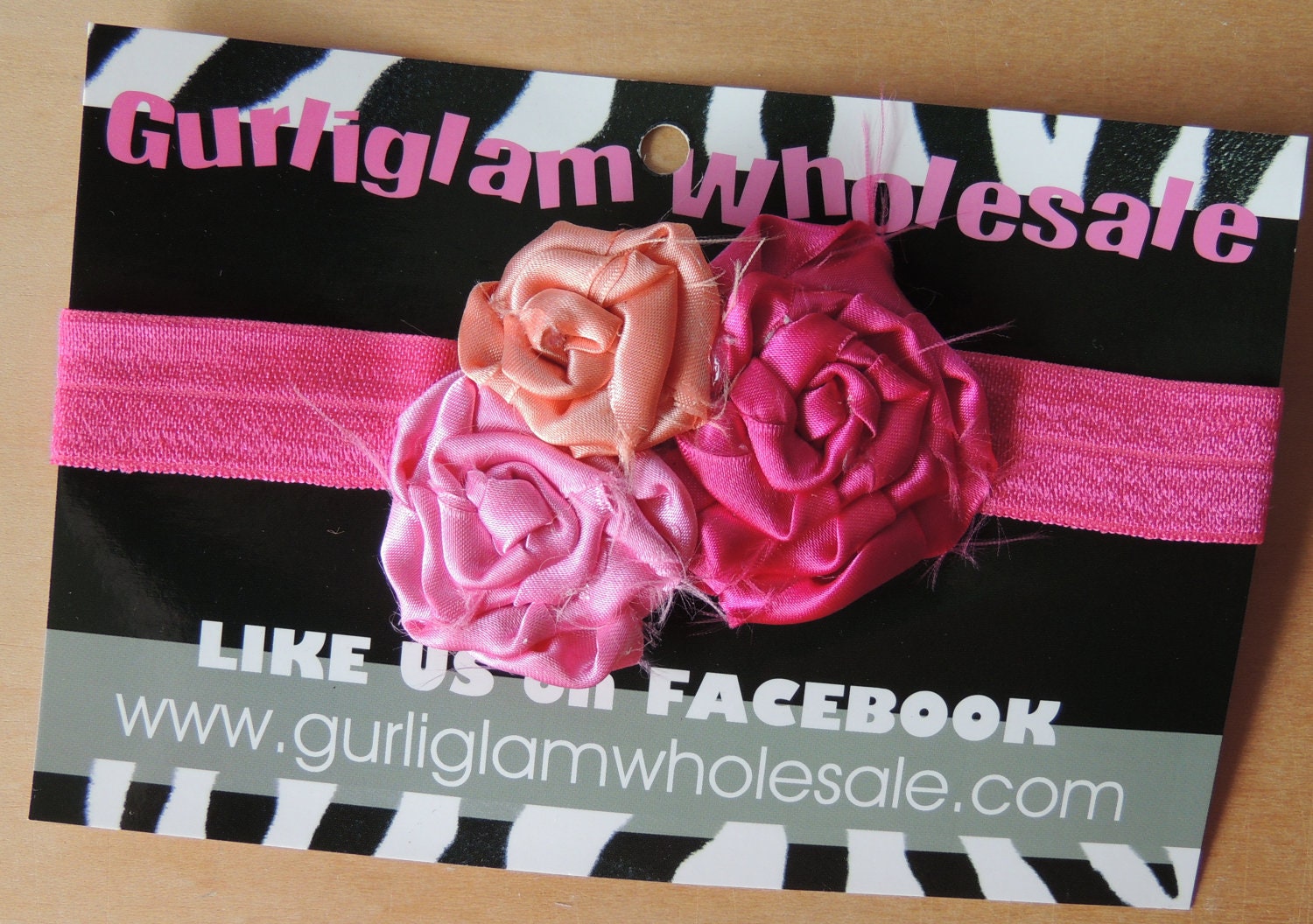Flower headband, Vintage, Baby headband, Holiday headband
