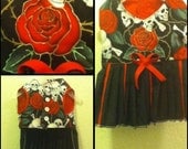 Skull Roses Dress- Small
