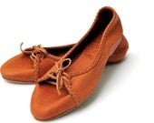 SASHA. Lace up leather ballet flats. Womens flat shoes. Sizes US 5-14.
