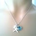 Starfish Pendant, Necklace, starfish charm, lariat, wedding jewelry , necklace,