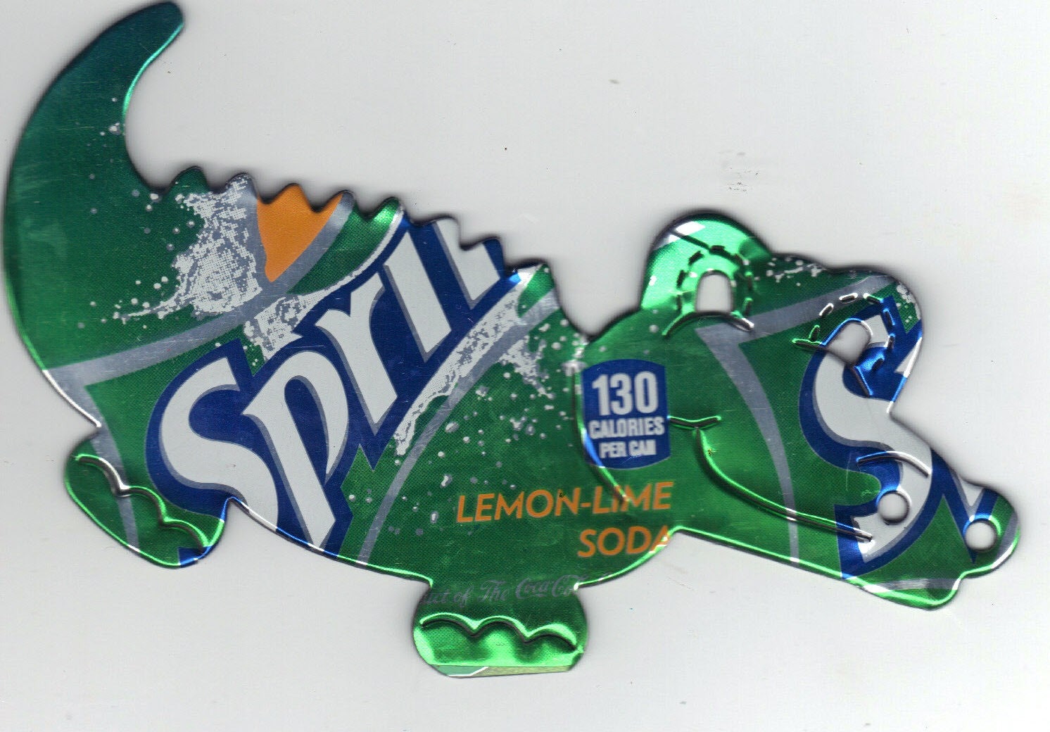 RECYCLED ALLIGATOR MAGNET from Soda Pop Can