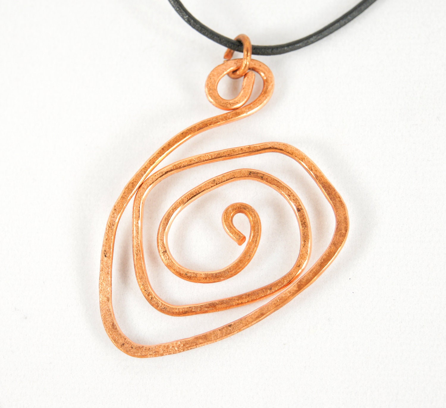Copper Necklace, Hand Forged, Nice S 1209