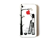 hand painted swarovski crystals illustration iphone 4 case, iphone 4s case, iphone 5 case, galaxy s3 case, galaxy note 2 case