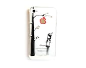 hand painted swarovski crystals illustration iphone 4 case, iphone 4s case, iphone 5 case, galaxy s3 case, galaxy note 2 case