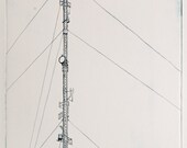 Mast Print - Drypoint