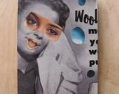 Hello There - Original Collage Magnet