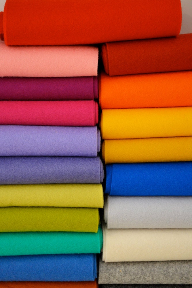100 Percent Wool Felt Sheets