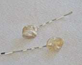 Ivory Shell Hairpins