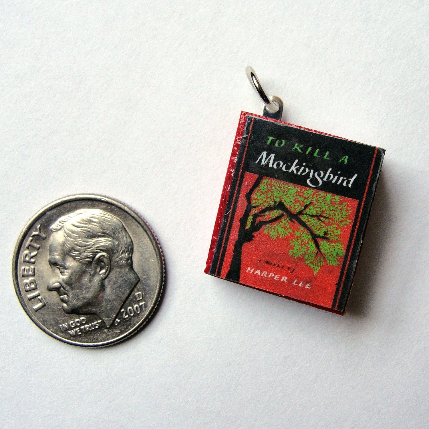 Miniature Book Pendants - Easily customized to your favorite novel/book by request - You choose the cover