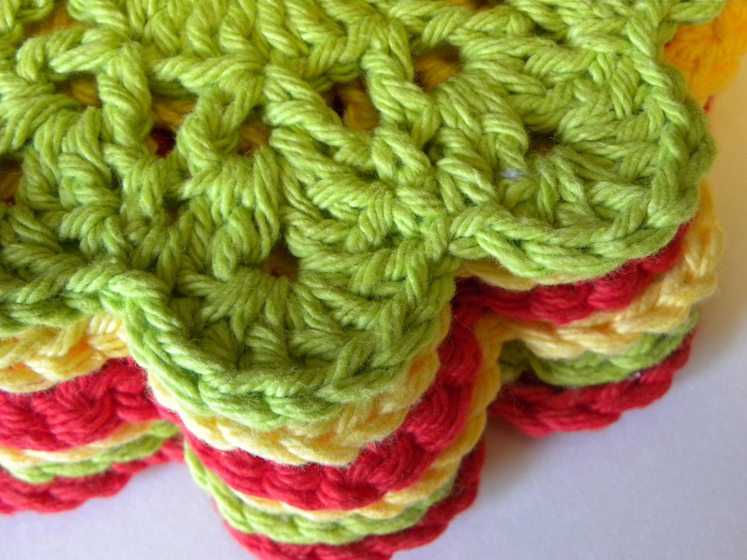 Crocheted Coaster Set