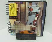 DVD Clue Game Board Notebook, Upcycled, Recycled Journal, Lined Paper (NB 16, 17)