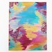 SALE - Beautiful Original Abstract Painting FREE Shipping, Carnival Dreams Candy Pastel Pink Turquoise Gift for Her Fall Xmas Gift Under 100