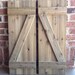 2 Barnwood Shutters 14" x 37" (28" wide combined)