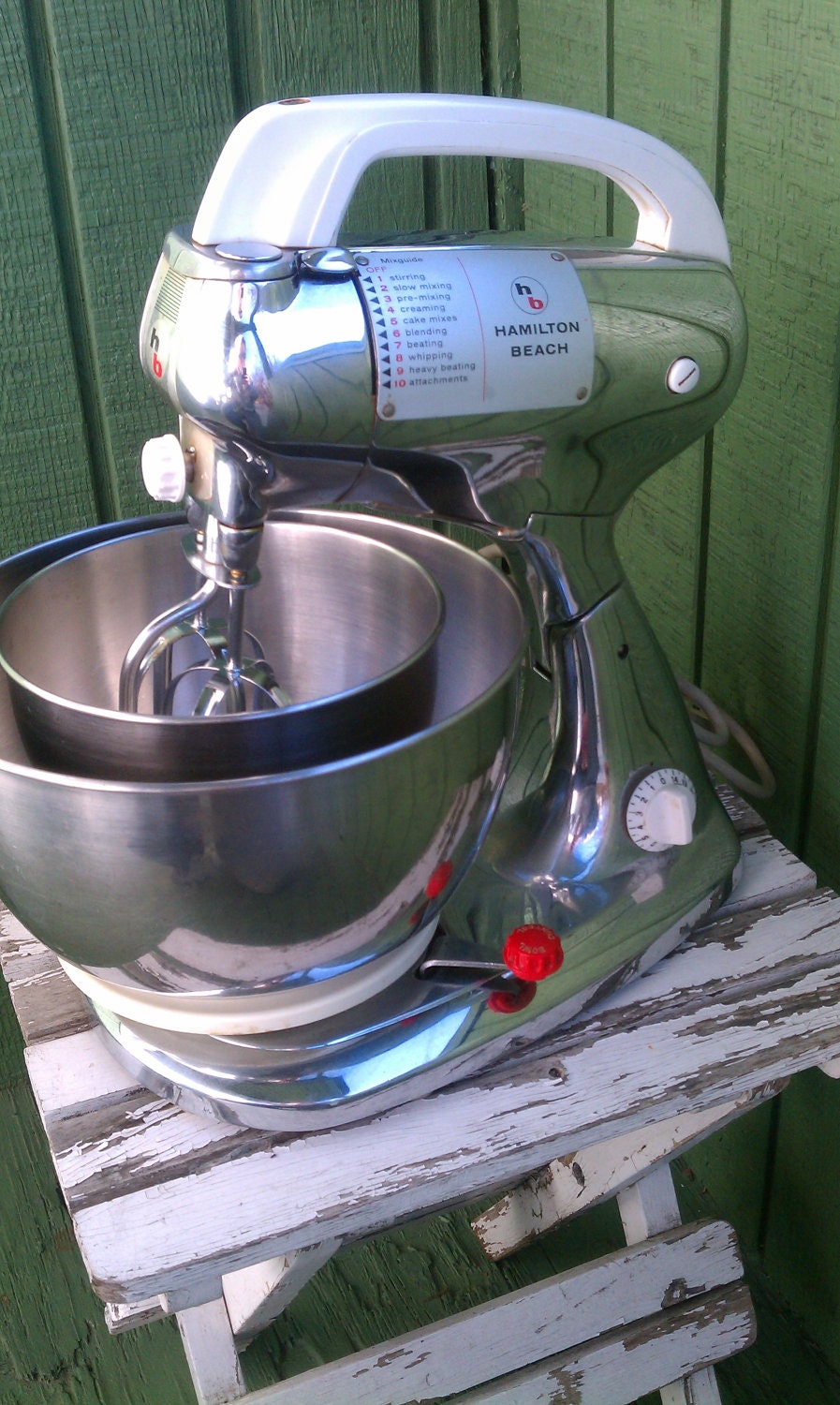 Hamilton Beach Model K food mixer by millcityvintage on Etsy