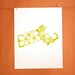 Letterpress Massachusetts Trailing-Arbutus