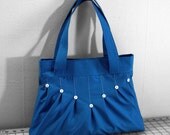 The Raindrop Bag in Bright Blue