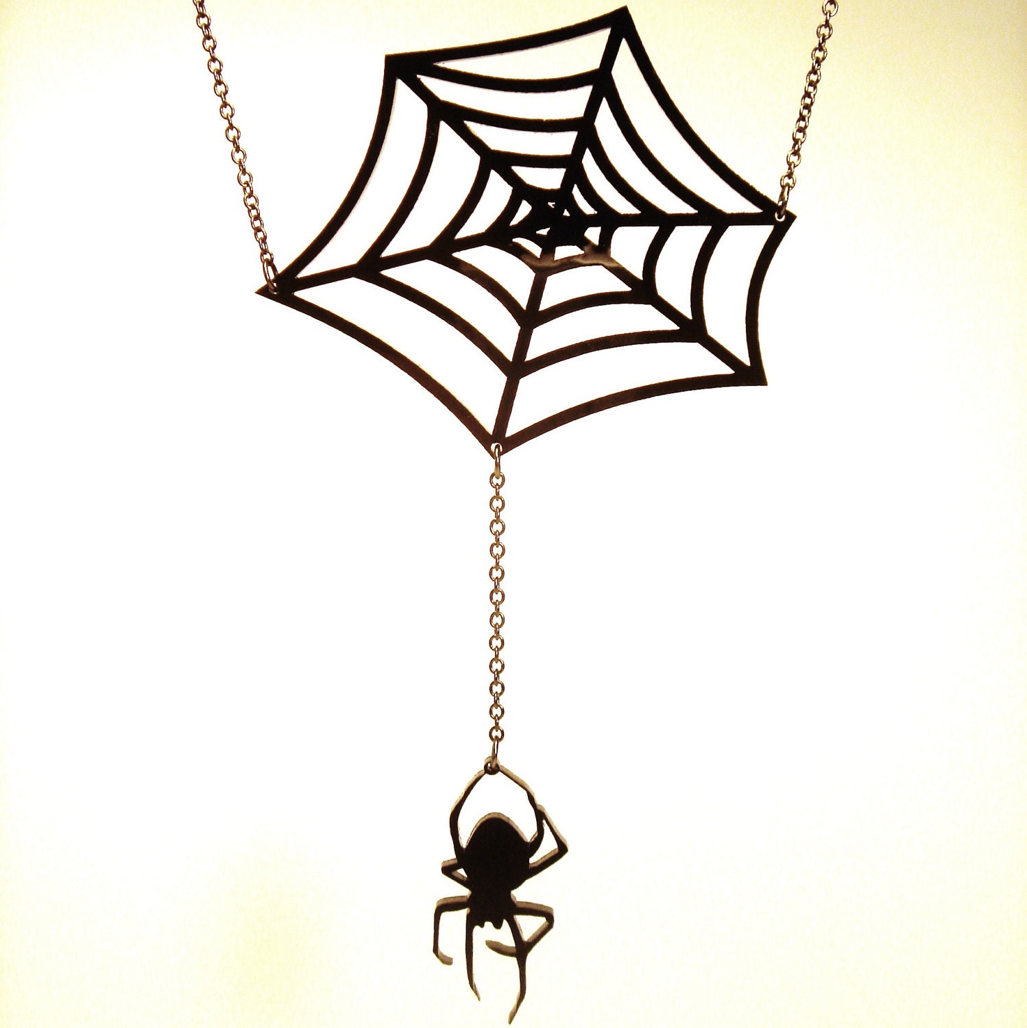 Spider web with Spider "Attercop" - Laser Cut Acrylic