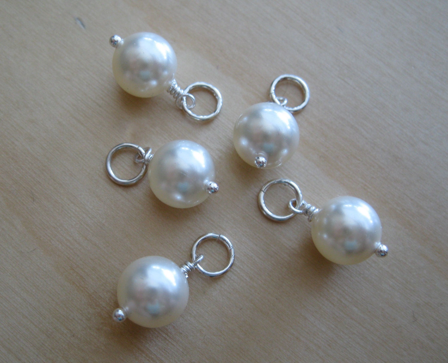 Add a Pearl - Cream Swarovski Pearl with Sterling Silver Findings