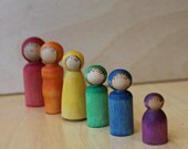 Nature's Four Seasons Families Set of 24-Natural Wooden Toy