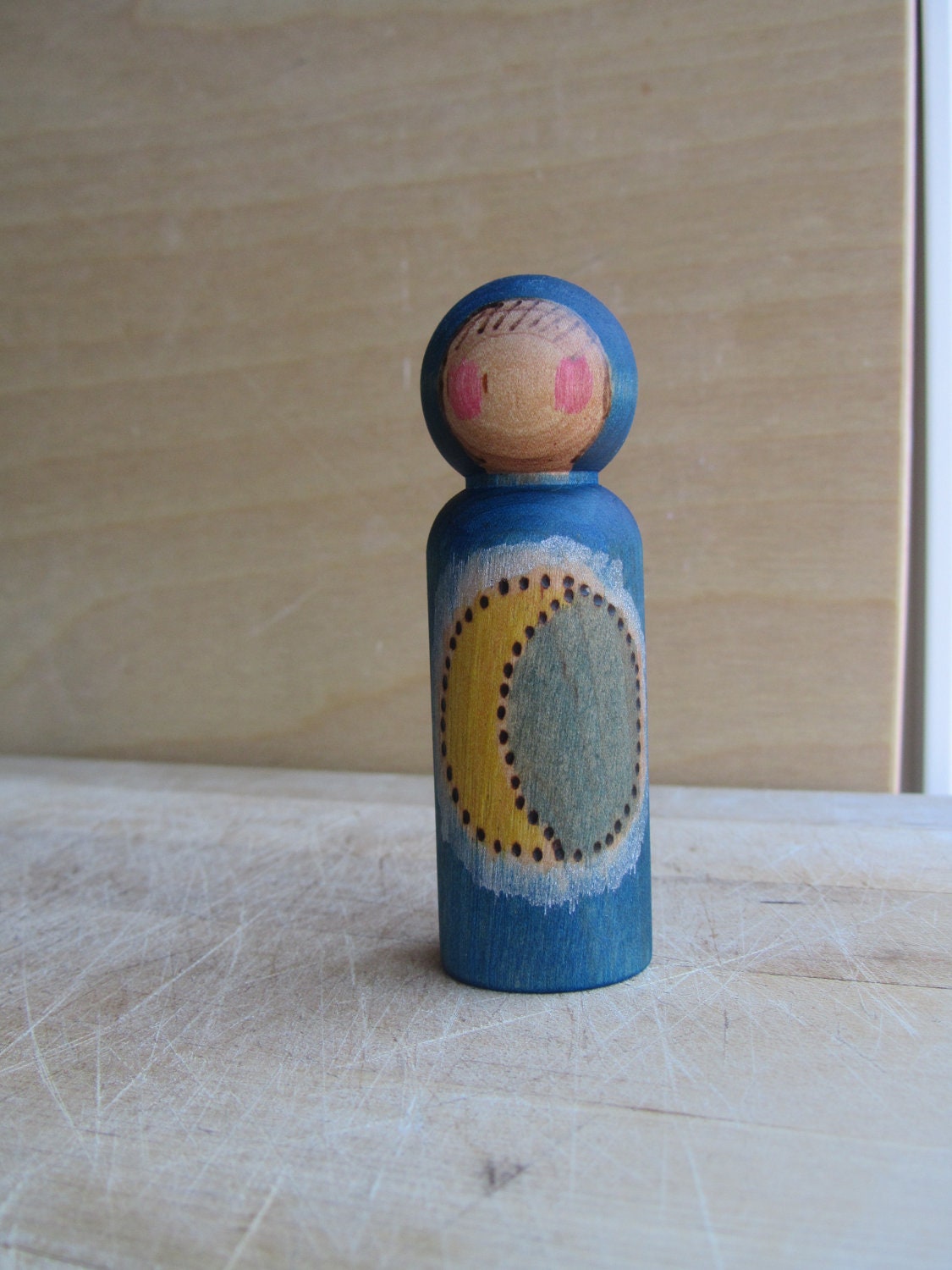 Nature's Man in the Moon - Natural Wooden Toy