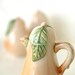 Vintage Salt and Pepper Shakers Ceramic Pears Condiment Set