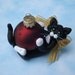 Polymer Clay Christmas Ornament Tuxedo Cat Personalized Figurine
