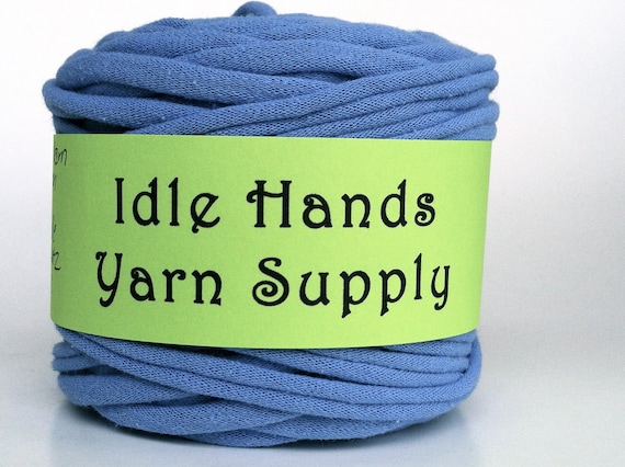 Blue T Shirt Yarn - 42.75 Yards