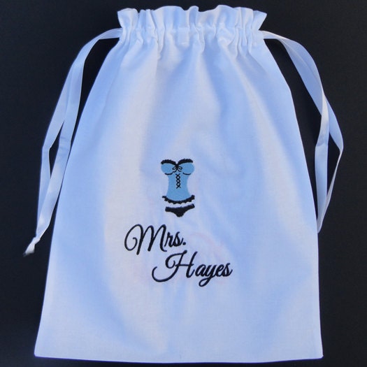 Lingerie Bag Shower Bridesmaid Gift Travel