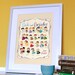 Jane Austen - Pride and Prejudice print, Marathon, all characters from the book