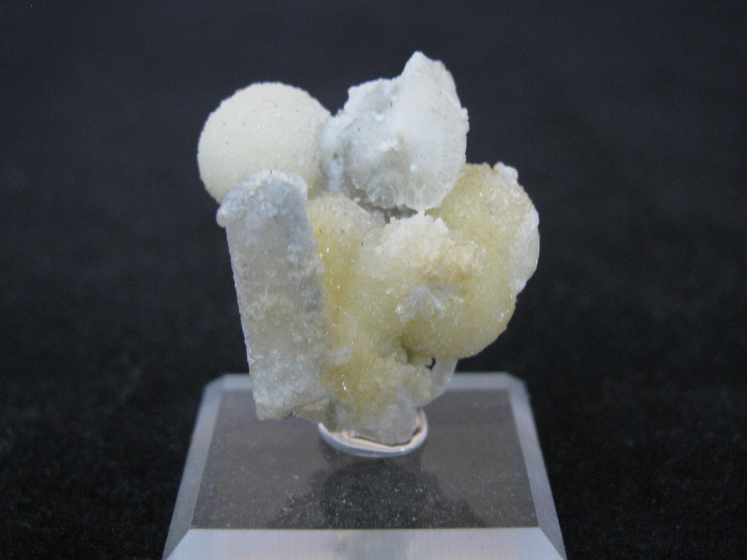 Mineral Specimen -- Wavellite, Quartz -- Siglo XX Mine, Llallague (Llallagua), Bolivia