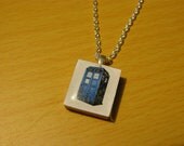 Doctor Who - TARDIS Scrabble Tile Necklace