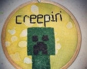 Creeper "creepin'" hoop